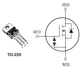 STP2NK60Z, N-CHANNEL 600V - 7.2? - 1.4A TO-220 Zener-Protected SuperMESH™ MOSFET
